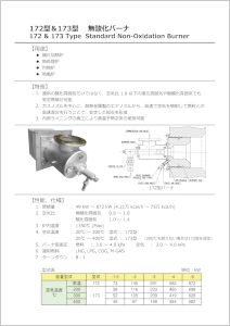 172/173型バーナ