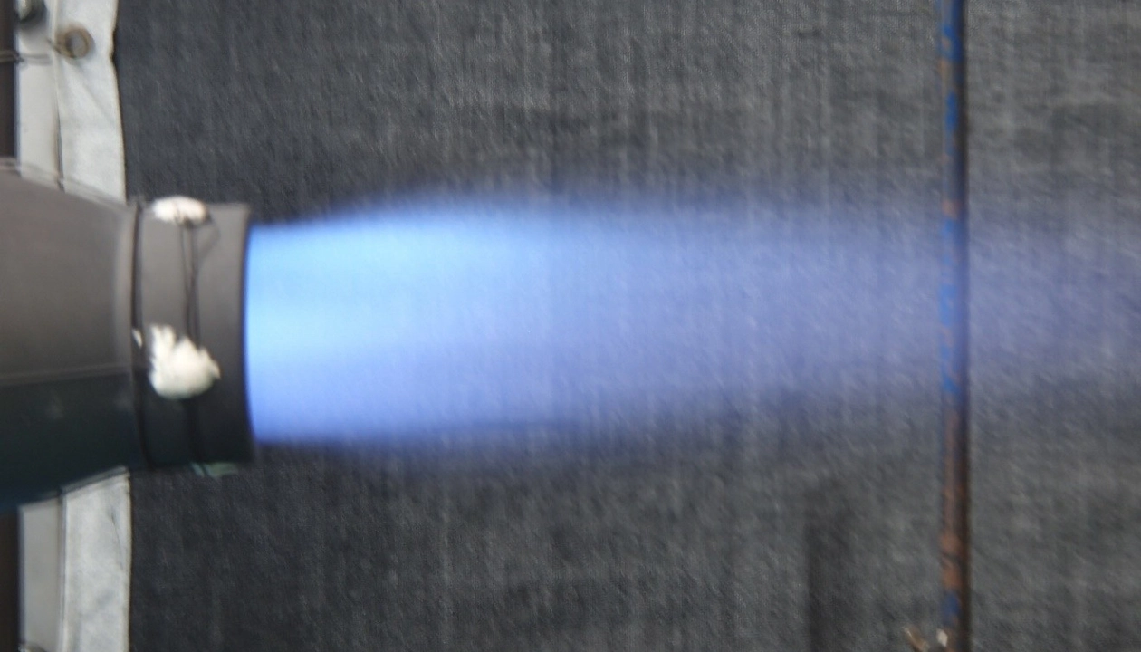 都市ガス燃焼の火炎