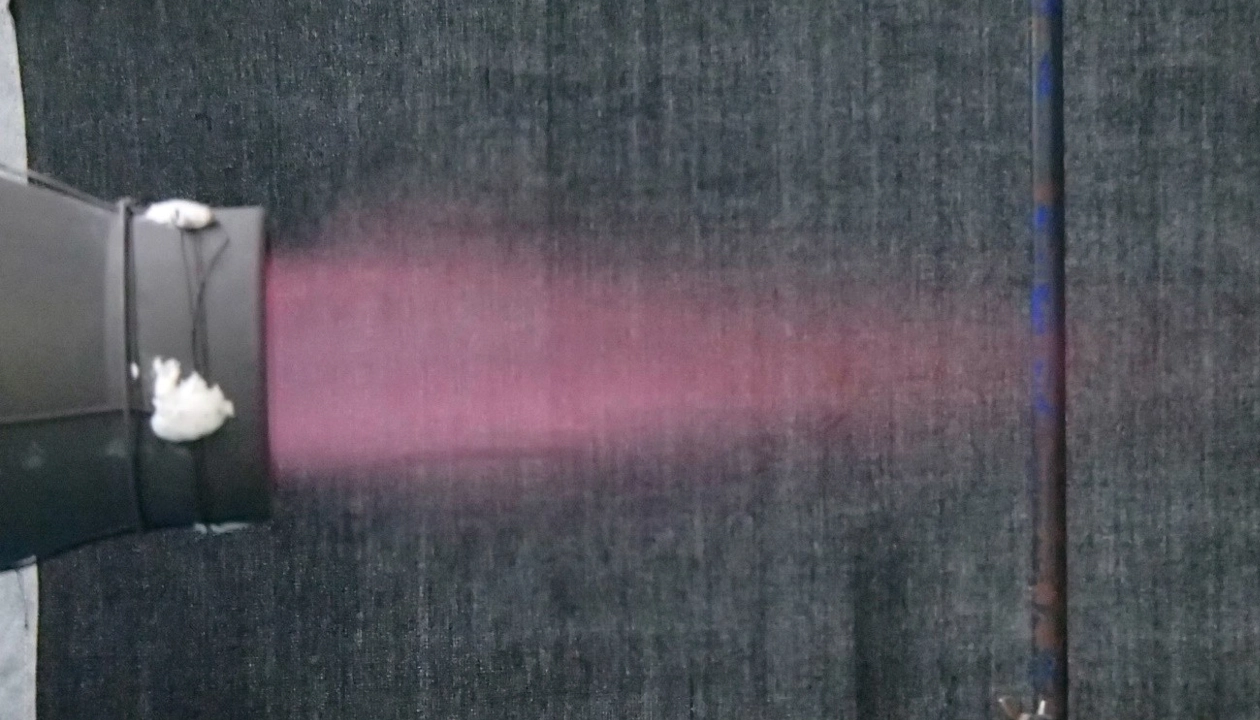 水素燃焼の火炎